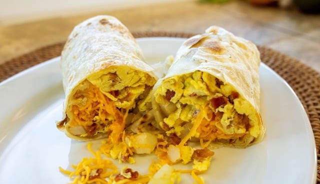 California Breakfast Burrito.