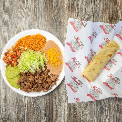7. Carne Asada Plate.