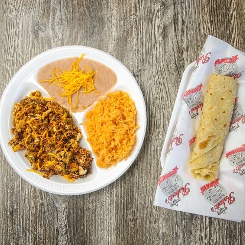 8. Machaca Plate.