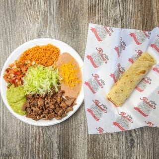 Combo # 7.  Carne Asada Plate
