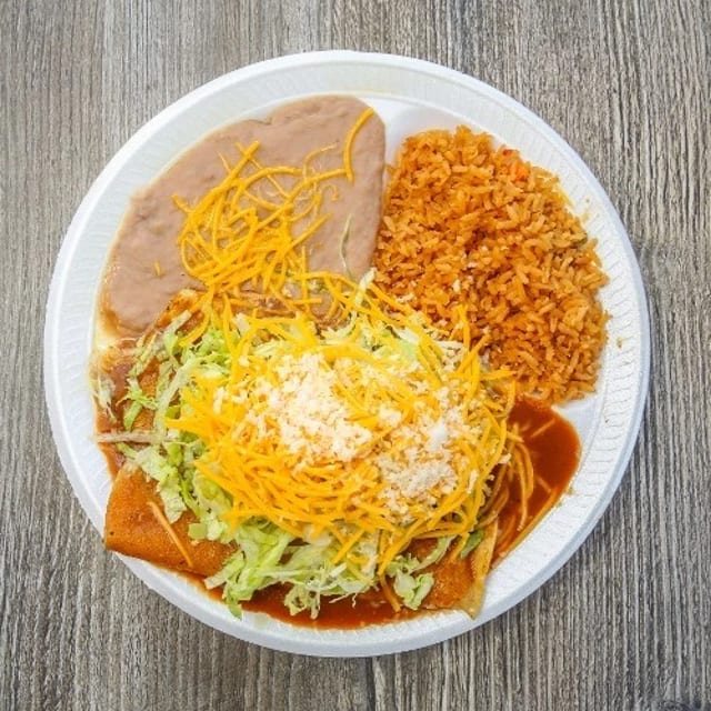 2 Enchiladas Cheese.