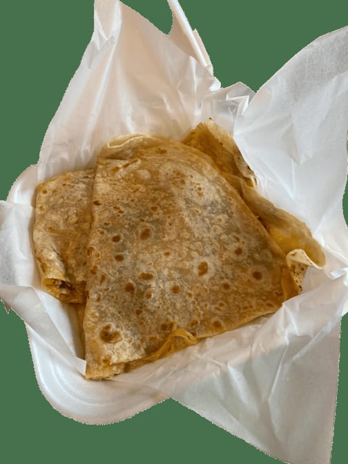 QUESADILLA CHICKEN - CHEESE, CHICKEN.