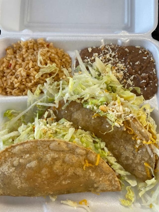 4. Two Beef Tacos.