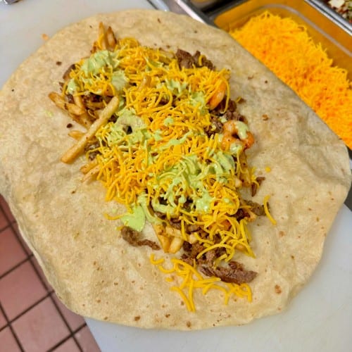 California Surf & Turf Burrito.