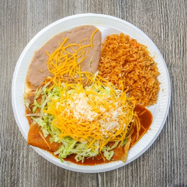 2 Enchiladas Shrimp.