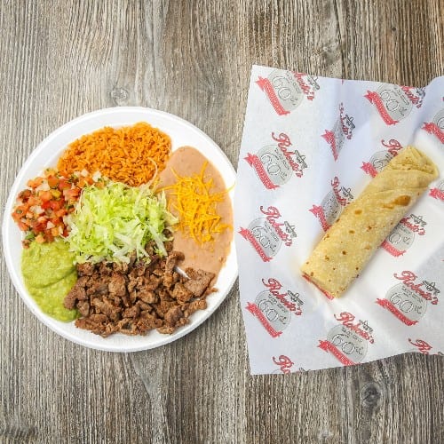 Carne Asada / Pollo Asado Plate.