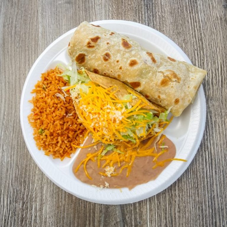 Delicious Chicken Burrito Awaits