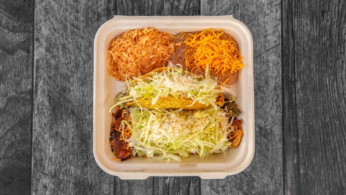 15. Chile Relleno, Beef Taco.