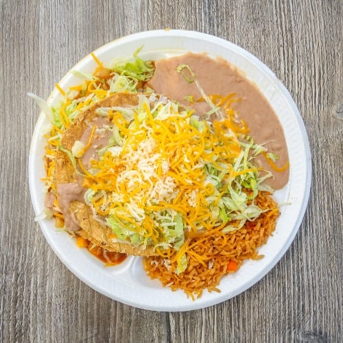 Classic Chicken Tostada.